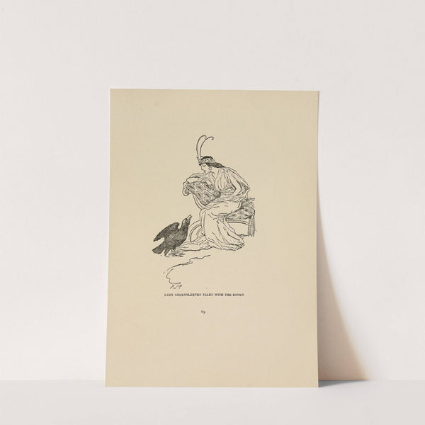 Lady Greensleeves Talks with the Raven (1916) by Katharine Pyle