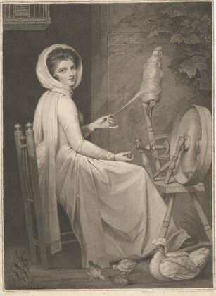 Lady Hamilton as the Spinster (1789)