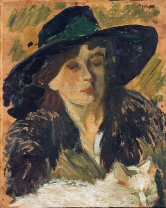 Lady in a Black Hat