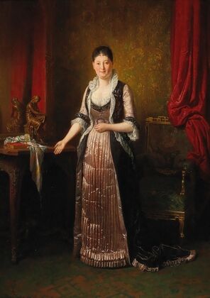 Lady in a Bourgeoise Interior