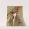 Lady In A Feather Hat by Paul César Helleu