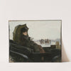 Lady in a Landau. Motif from Paris by Georg Pauli