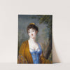 Lady in Blue with Yellow Shawl by Genot