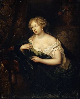 Lady in front of a Mirror