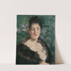 Lady in fur (1880) by Édouard Manet