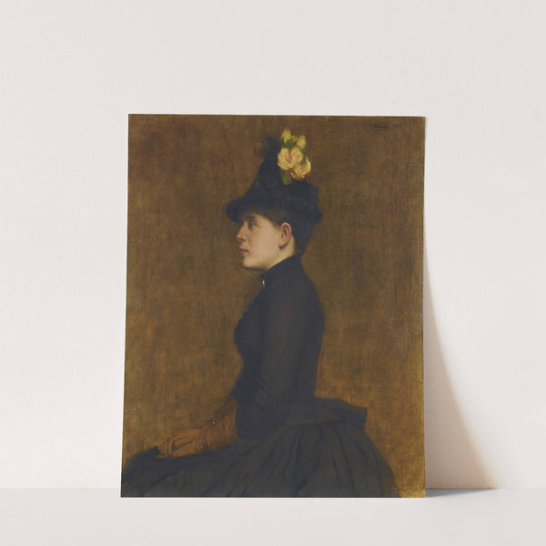 Lady in Gloves by Halil Pasha