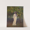 Lady in the garden – Autumn by Leon Kamir-Kaufmann