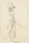 Lady Pointing with a Stick