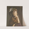 Lady portrait by Arthur Kampf