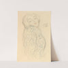 Lady portrait bust to the right, head turned to the front by Gustav Klimt