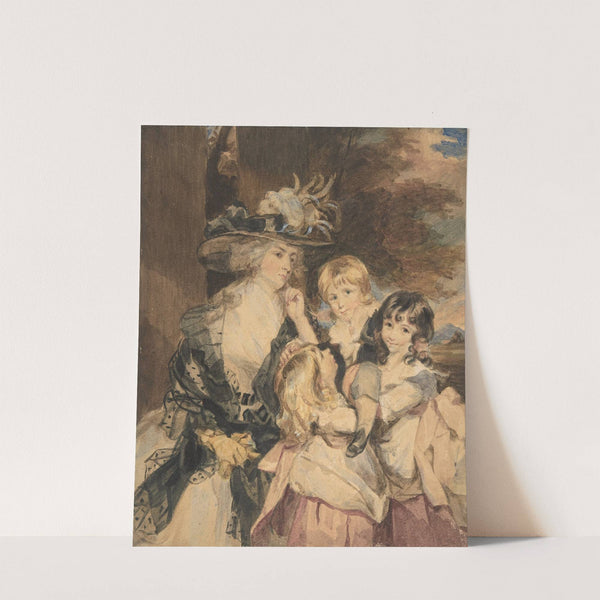 Lady Smith and Her Children by Simon Jacques Rochard