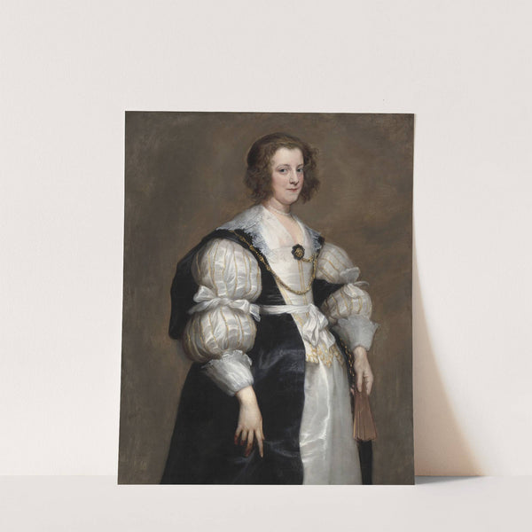 Lady with a Fan (c. 1628) by Anthony van Dyck