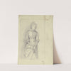 Lady with fan by Otto Scholderer