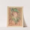 Lady With Green Hat (Mlle. Dieterle) by Pierre-Auguste Renoir