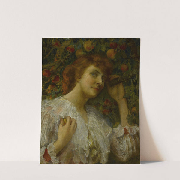 Lady with Peaches by Frederick Arthur Bridgman