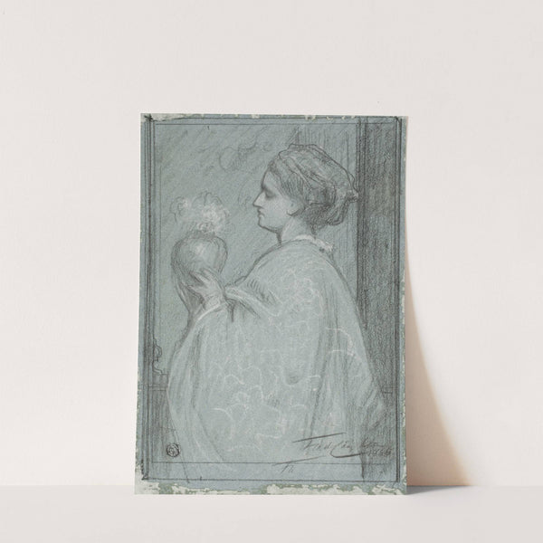 Lady with Vase (1865) by Frederic Leighton