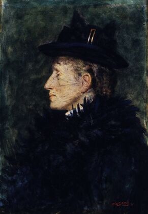 Lady with veil