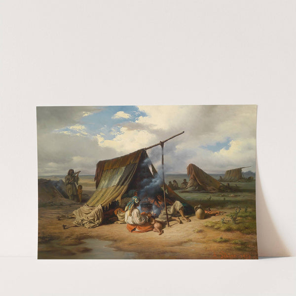 Lagernde Zigeuner (1856) by Alois Schönn