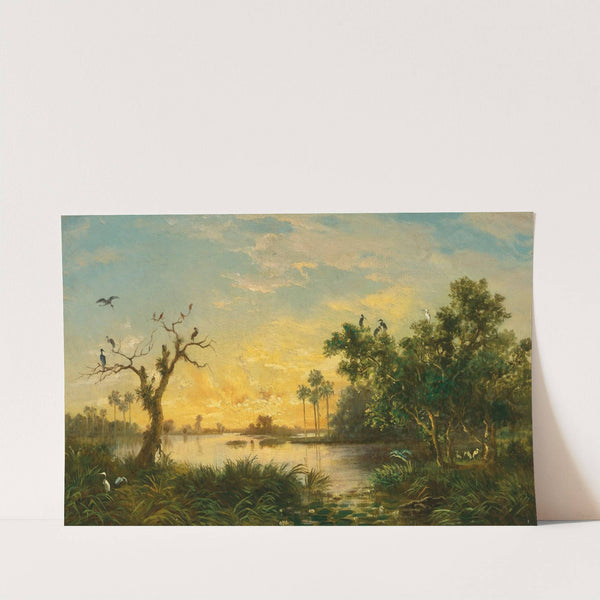 Laguna Al Atardecer by Esteban Chartrand