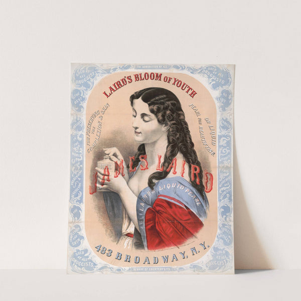 Laird&#039;s bloom of youth, for perserving the complexion &amp; skin or liquid pearl for beautifying by Anonymous