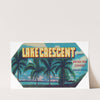 Lake Crescent Brand Produce Label (1930-1950)