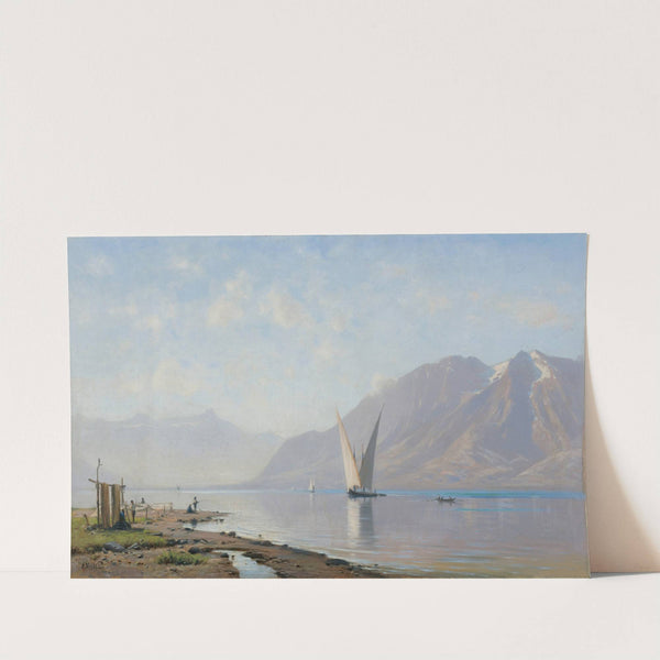 Lake Geneva by Auguste Veillon