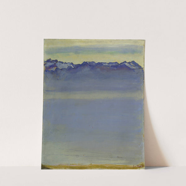 Lake Geneva with the Savoy Alps (1907) by Ferdinand Hodler