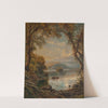 Lake Landscape with Fishermen by Edmund Darch Lewis