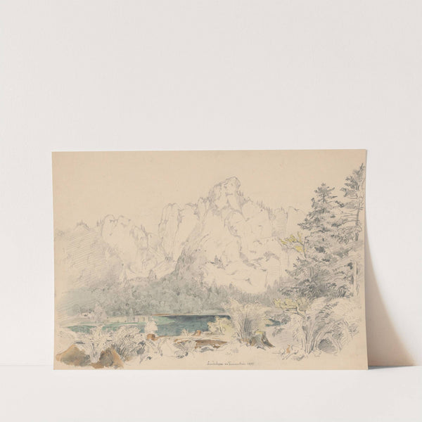 Lake Laudach II. (1850) by Jan Nowopacký