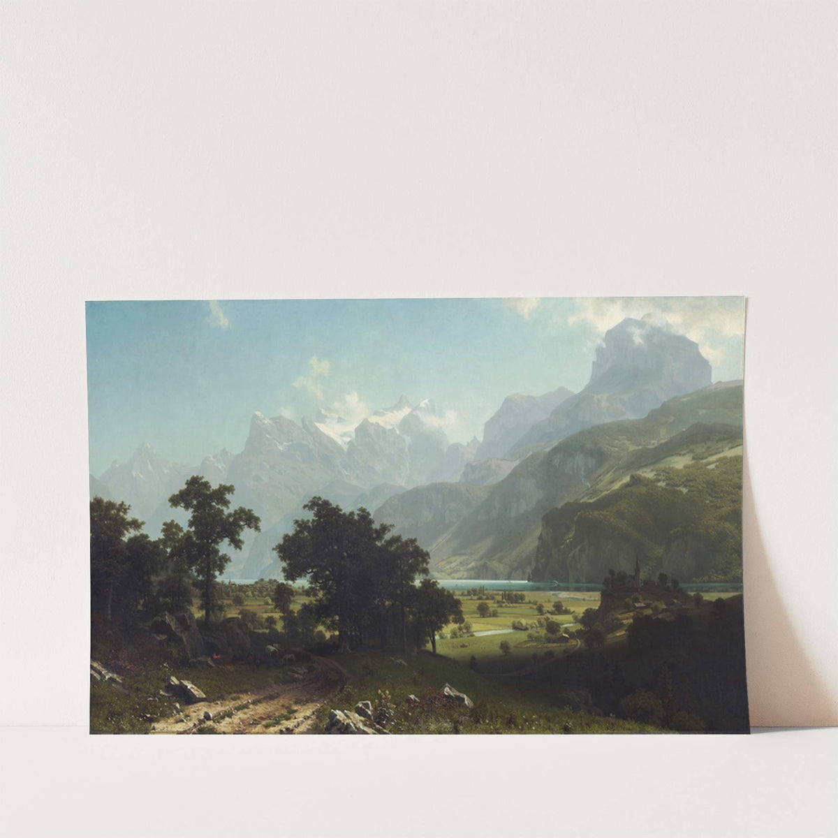Lake Lucerne (1858) by Albert Bierstadt