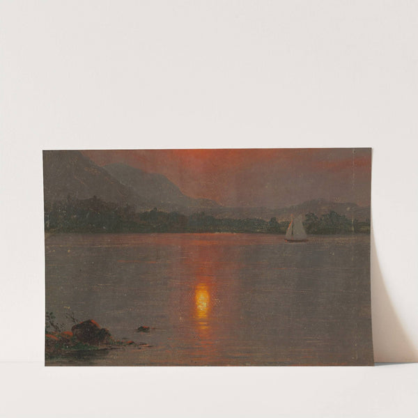 Lake Millinocket, sunset (1870–80) by Frederic Edwin Church