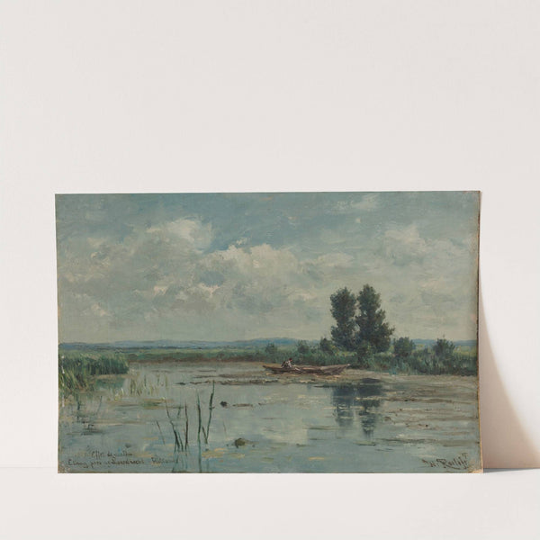 Lake near Loosdrecht by Willem Roelofs