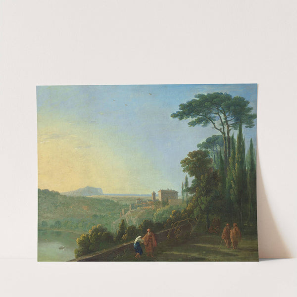 Lake Nemi and Genzano from the Terrace of the Capuchin Monastery by Richard Wilson