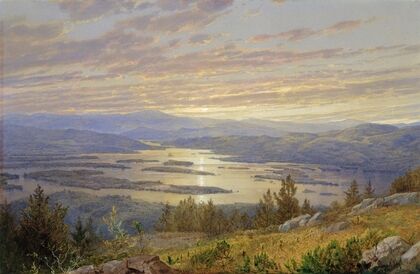 Lake Squam from Red Hill