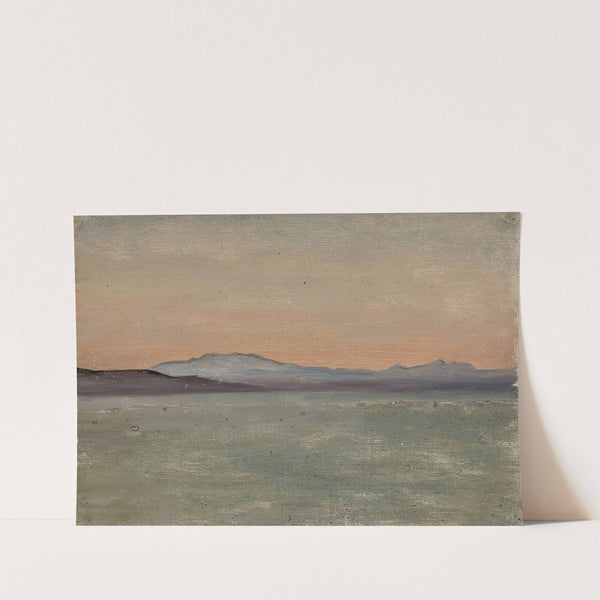 Lake Tiberias. From the journey to Palestine (1901) by Jan Ciągliński