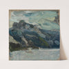 Lake Traun with Mountain Sleeping Greek Woman by Richard Gerstl