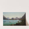 Lake Wakatipu with Mount Earnslaw, Middle Island, New Zealand by Eugène von Guérard