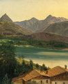 Lake Wolfgangsee with the Dachstein massif