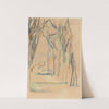 L´Allée des marronniers au Jas de Bouffan (Circa 1890-1895) by Paul Cézanne