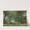 L&#039;allée Verte by Jean-Baptiste-Camille Corot