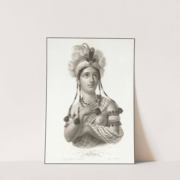 L’Amerique (circa 1820) by Noël François Bertrand
