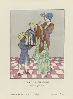 L’amour en cage , Robe d’après-midi