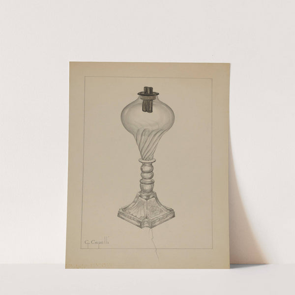 Lamp by Giacinto Capelli