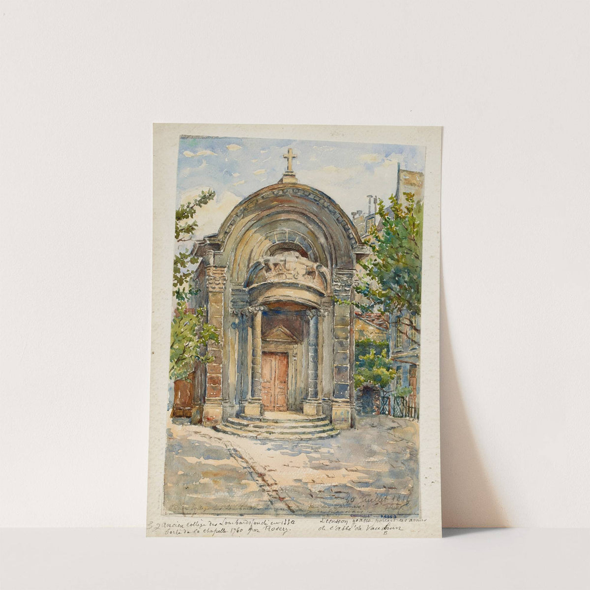 L’ancien collège des Lombards, annexe du collège des Irlandais, rue des Carmes (1915) by Georges-Henri Manesse