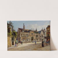 L'Ancien Hôpital de la Pitié, rue Lacépède by Paul-Joseph-Victor Dargaud