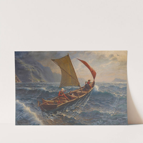 Landesende for Stormen by Hans Dahl