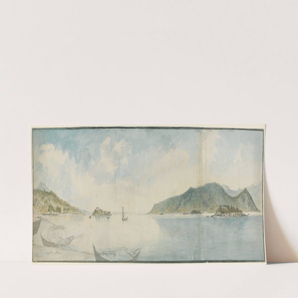 Landing Place at Pallanza by Charles Gore