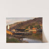 Landingsbrygge Husvik, Drøbak (1875) by Hans Gude