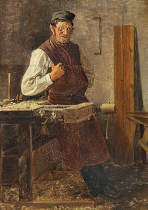 Landsbysnedkeren. Studie