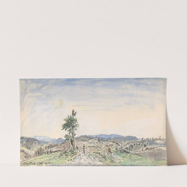 Landscape (1877) by Johan Barthold Jongkind